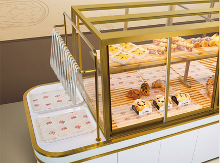 現場面包柜