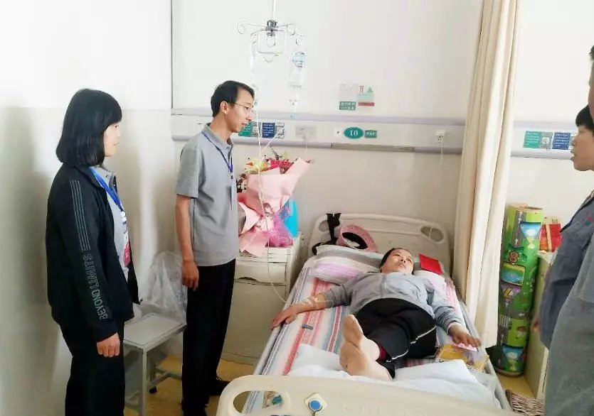 美廚公司工會、愛心基金會聯(lián)合湖濱鎮(zhèn)總工會走(圖2)